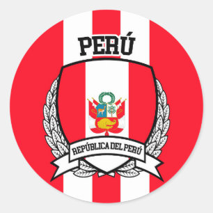 Peru Runder Aufkleber