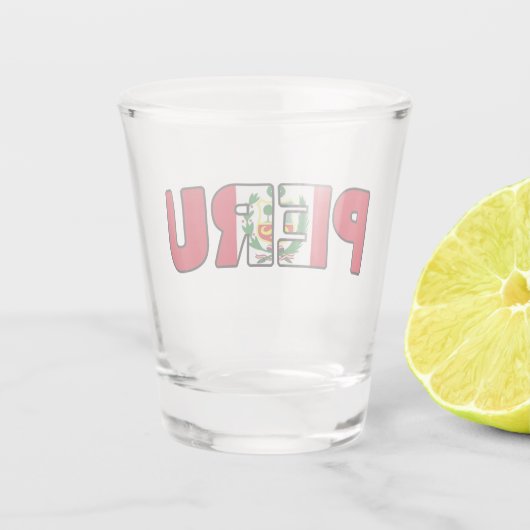Peru Schnapsglas (Rückseite)