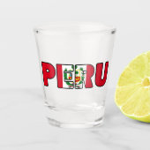 Peru Schnapsglas (Vorderseite)