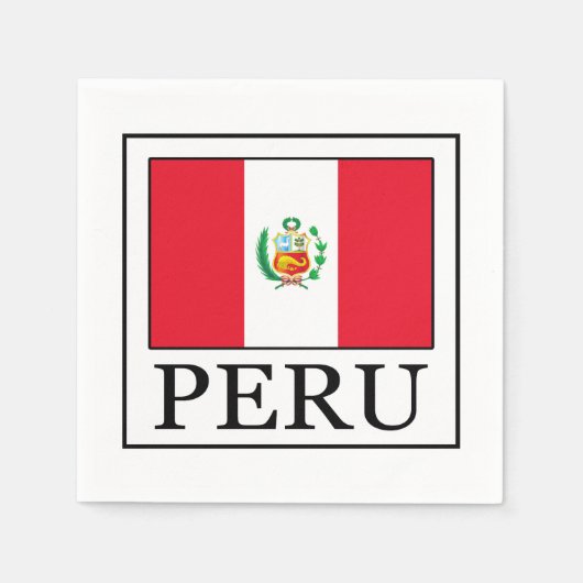 Peru Serviette (Vorderseite)