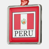 Peru Silbernes Ornament (Links)
