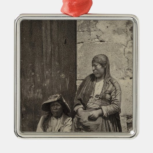 Peru Silbernes Ornament (Vorne)