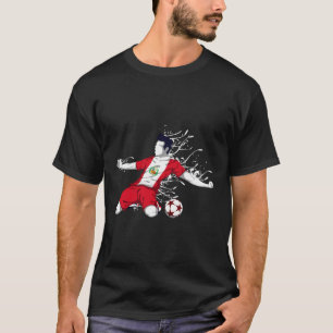 Peru Soccer Team Peruanische Nationalfahne Fußball T-Shirt