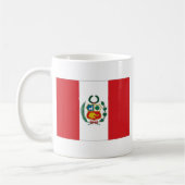 Peru-Staatsflagge Kaffeetasse (Links)