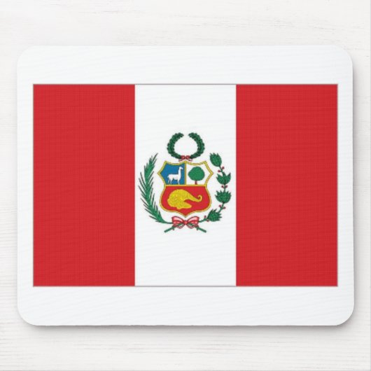 Peru-Staatsflagge Mousepad (Vorne)