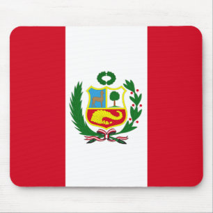 Peru-Staatsflagge Mousepad