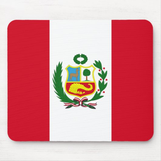 Peru-Staatsflagge Mousepad (Vorne)
