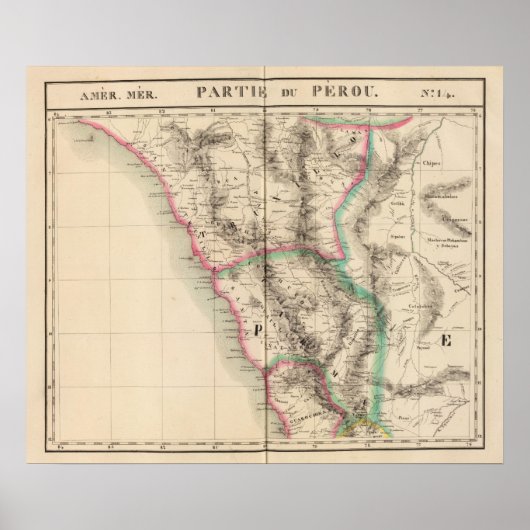 Peru, Südamerika 14 Poster (Vorne)