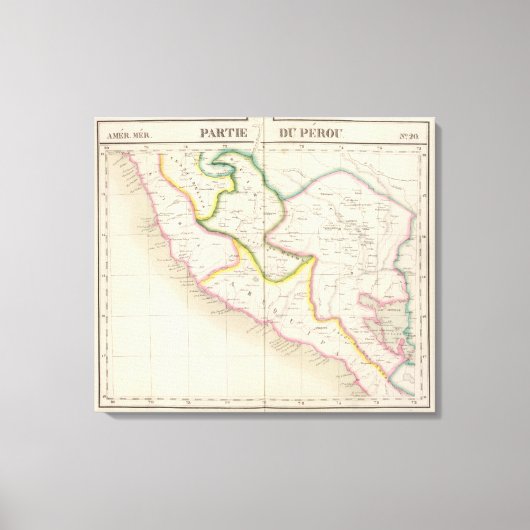 Peru, Südamerika 20 Leinwanddruck (Vorderseite)