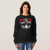 Peru Table Tennis Support Peruvian Ping Pong Tea Sweatshirt (Vorne ganz)