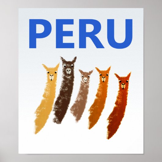 Peru Travel Poster (Vorne)