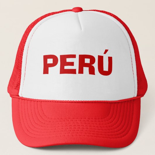 Peru Truckerkappe (Vorderseite)