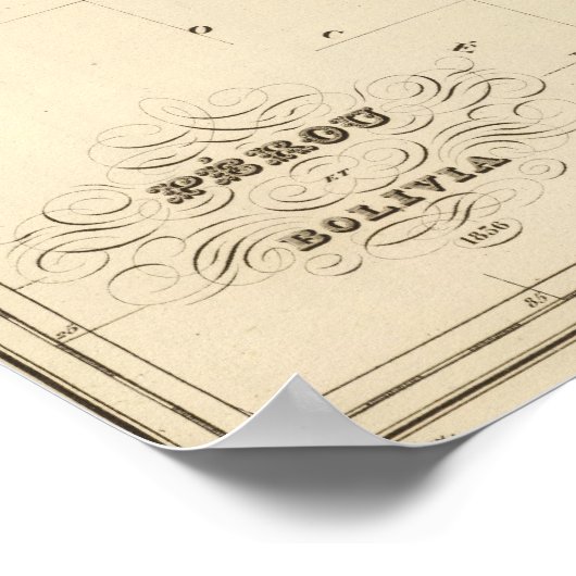 Peru und Bolivien 4 Poster (Ecke)