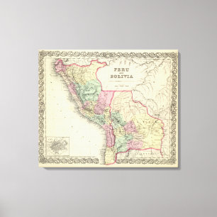 Peru und Bolivien Leinwanddruck