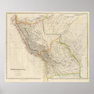 Peru und Bolivien Poster
