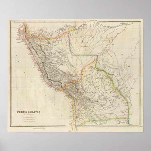 Peru und Bolivien Poster (Vorne)
