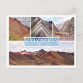 Peru - Vinicunca - Das Rote Tal - Postkarte (Vorderseite)