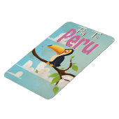 Peru Vintage Travel Poster Magnet (Linke Seite)