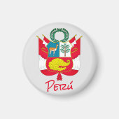Peru-Wappen Magnet (Vorne)
