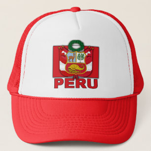 Peru-Wappen Truckerkappe