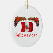 Peru-Weihnachten Keramik Ornament (Rechts)