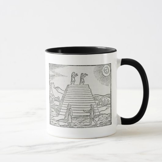 Peruaner, der das Sun anbetet Tasse (Rechts)