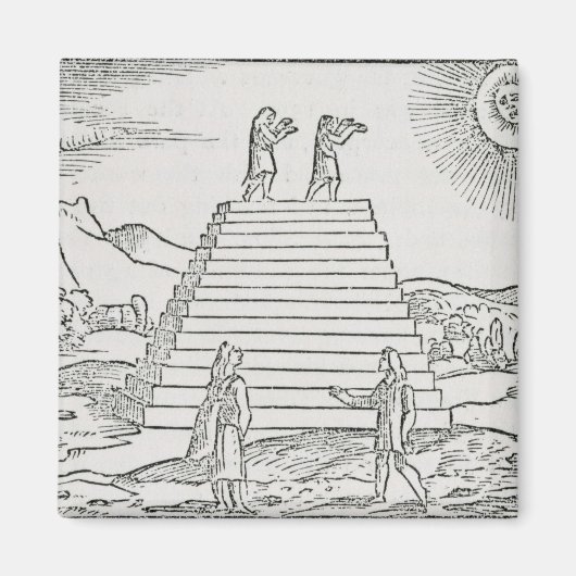 Peruaner, die die Sonne verehren Magnet (Vorne)