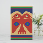 Peruaner zweiköpfiger Stammvogel Briefpapier (Stehend Vorderseite)