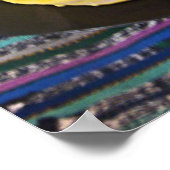 Peruanische Causa Made auf Zuhause Poster (Ecke)