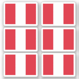 peruanische Flagge Aufkleber