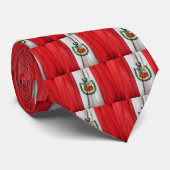 Peruanische Flagge Krawatte (Gerollt)