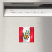 Peruanische Flagge Magnet (In Situ (Geschirrspüler))