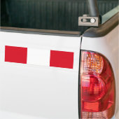 Peruanische Flagge (Peru) Autoaufkleber (Auf Lkw)