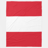 Peruanische Flagge (Peru) Fleecedecke (Vorderseite)