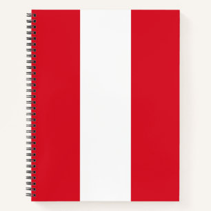 Peruanische Flagge (Peru) Notizblock