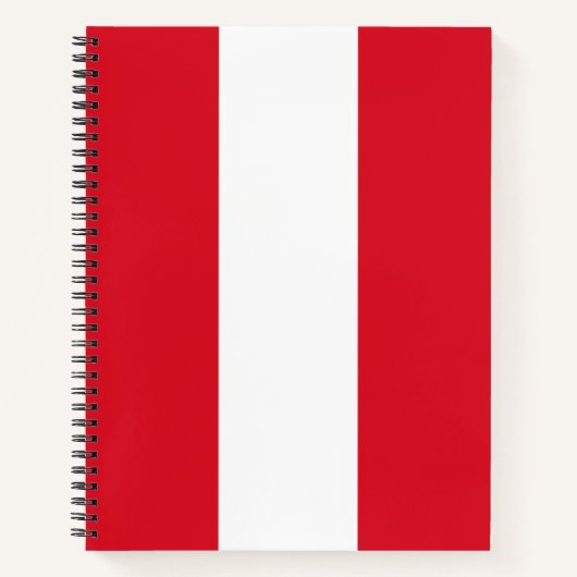 Peruanische Flagge (Peru) Notizblock (Vorderseite)