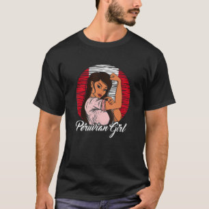 Peruanische Flagge Peru Peruanische Girl T-Shirt