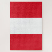 Peruanische Flagge (Peru) Puzzle (Vertikal)