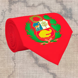 Peruanische Flagge & Peru, Symbol für Geschäftsmod Krawatte