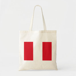 Peruanische Flagge (Peru) Tragetasche