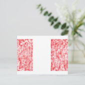 Peruanische Flaggenartikel Postkarte (Stehend Vorderseite)