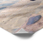 Peruanische Frauen Holding-Blume Poster (Ecke)