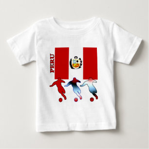Peruanische Fußball-Spieler Baby T-shirt