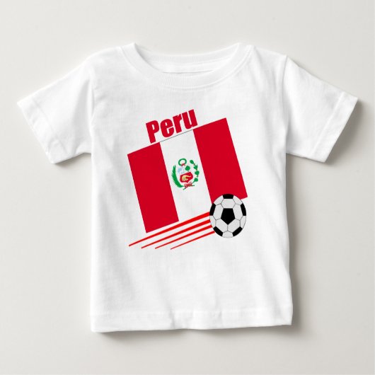 Peruanische Fußballmannschaft Baby T-shirt (Vorderseite)