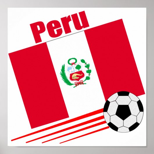 Peruanische Fußballmannschaft Poster (Vorne)