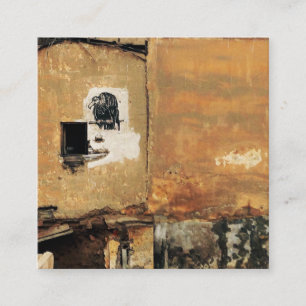 Peruanische Geierwand Quadratische Visitenkarte