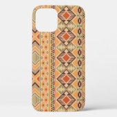 Peruanische Inder: Tribal Geometric Seamless Case-Mate iPhone Hülle (Rückseite)