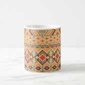 Peruanische Inder: Tribal Geometric Seamless Kaffeetasse (Mittel)