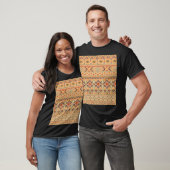 Peruanische Inder: Tribal Geometric Seamless T-Shirt (Unisex)