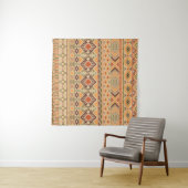 Peruanische Inder: Tribal Geometric Seamless Wandteppich (Beispiel (Horizontal))